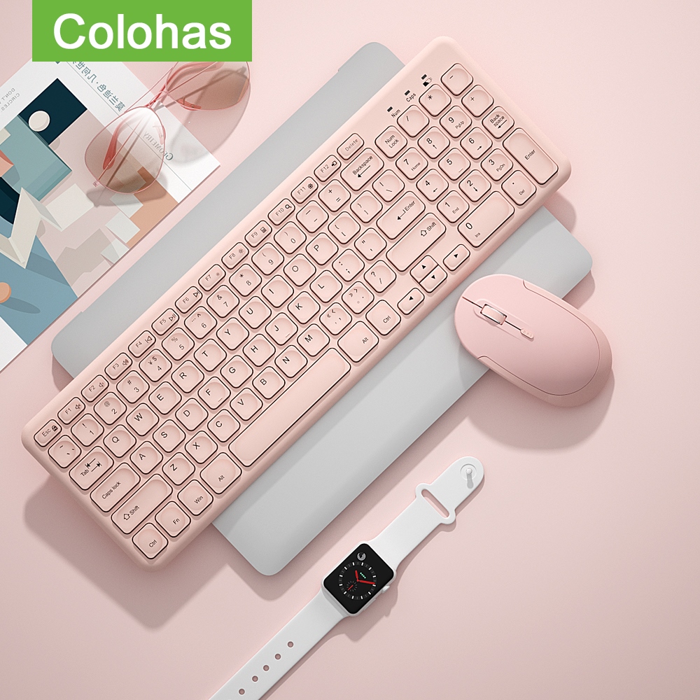 Wireless Keyboard Mouse Combo For Macbook Xiaomi Lenovo PC Gamer 2.4G Wireless Keyboard Mouse Set Magic Laptop Keyboard