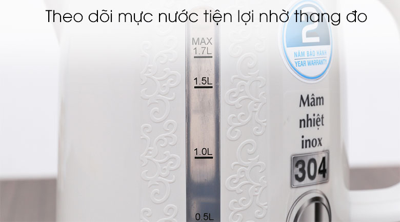 Bình siêu tốc BlueStone 1.7 lít KTB-3335
