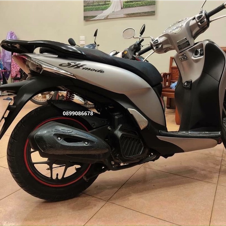 Phụ kiện Ốp Honda SH Mode 2013, 2014, 2015, 2016, 2017, 2018, 2019 Carbon, Cacbon Trang trí, bảo vệ xe máy