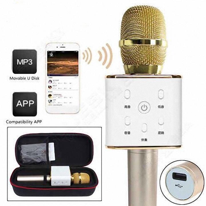 [ Q7 ] Micro Karaoke Kiêm Âm Thanh Q7 Bluetooth U3