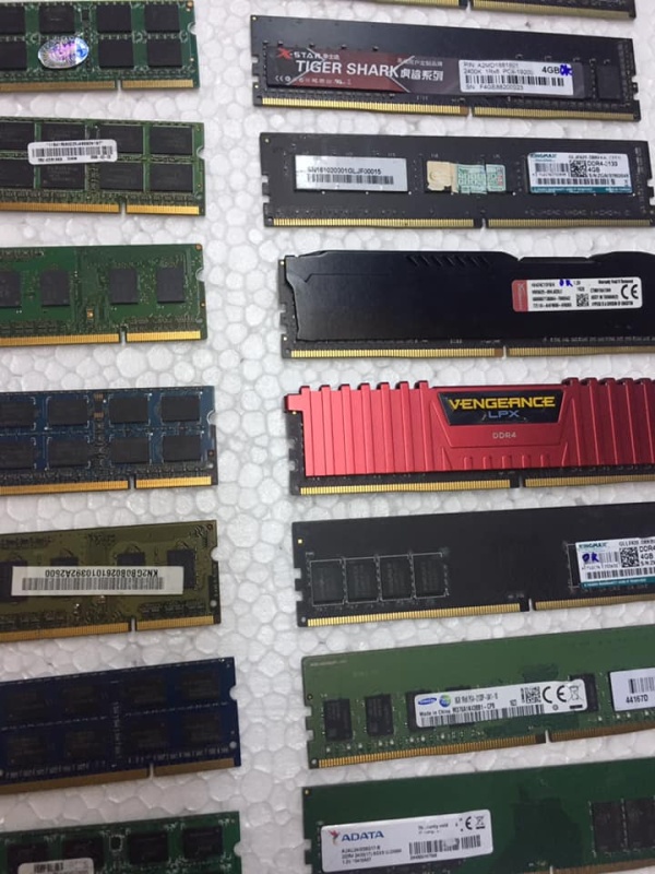 Bảng giá Ram DDR4 cho PC và Laptop 4G 8G 16G Bus 2133 Bus 2400 Phong Vũ
