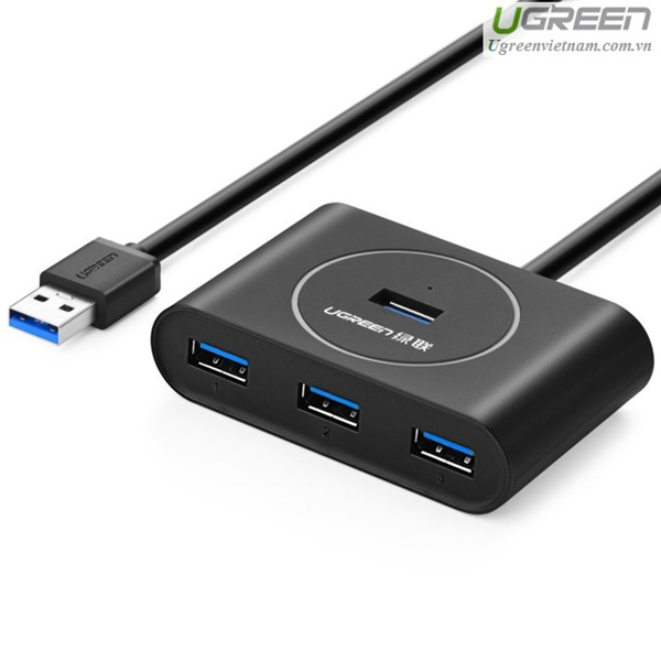 Hub USB 3.0 ra 4 cổng dài 50cm  Ugreen 20290 cao cấp