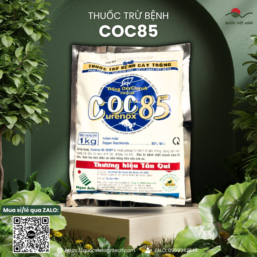 Thuốc trừ bệnh - coc 85wp - curenox oc