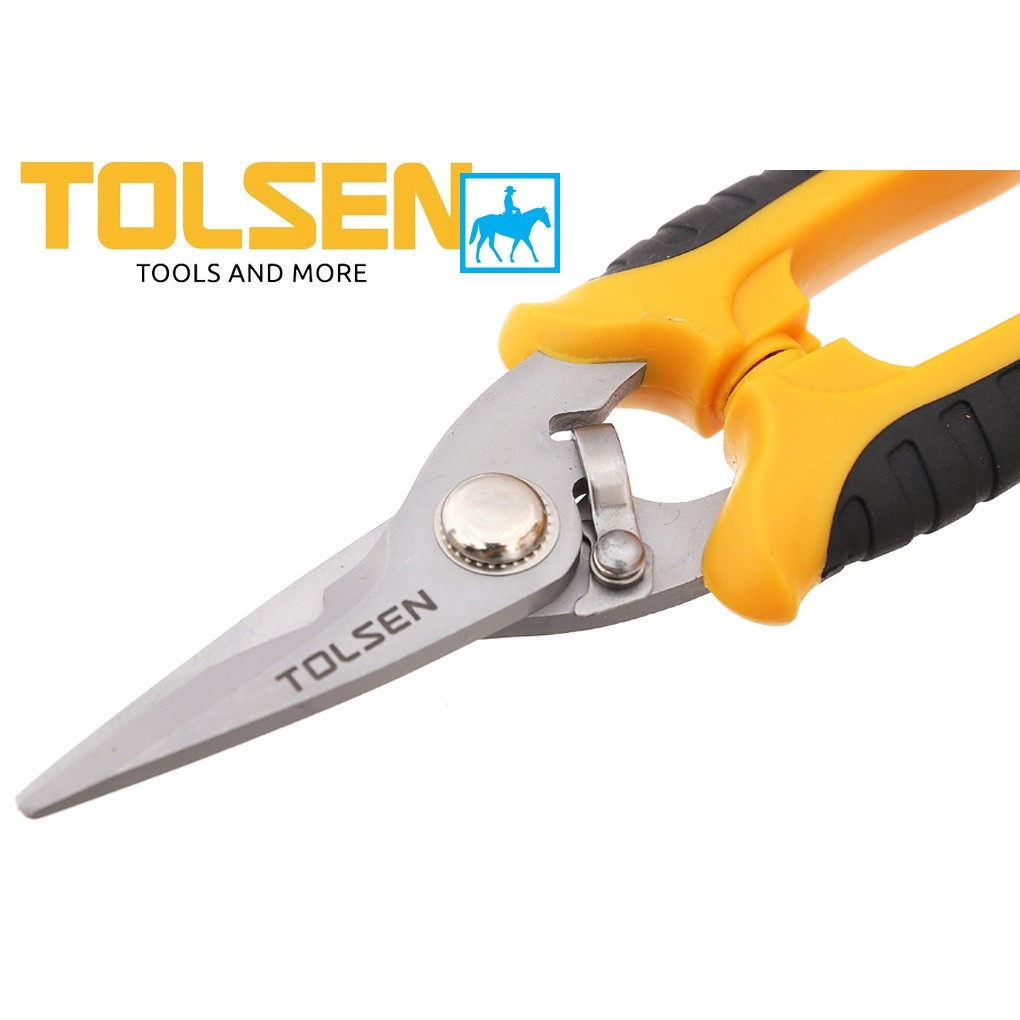 Kéo cắt tự động mở 180mm multi-purpose scissors Tolsen 30042