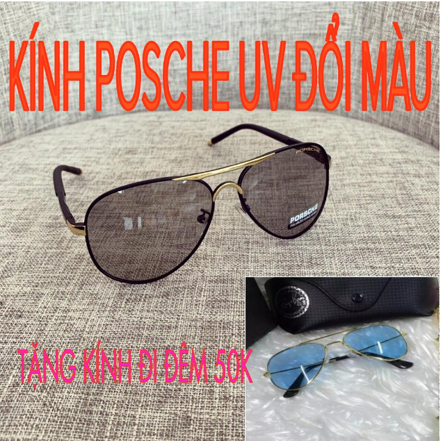[HCM]Kính mát nam cao cấp đẹp nhât (PC đổi màu)+TẶNG KÍNH ĐI ĐÊM