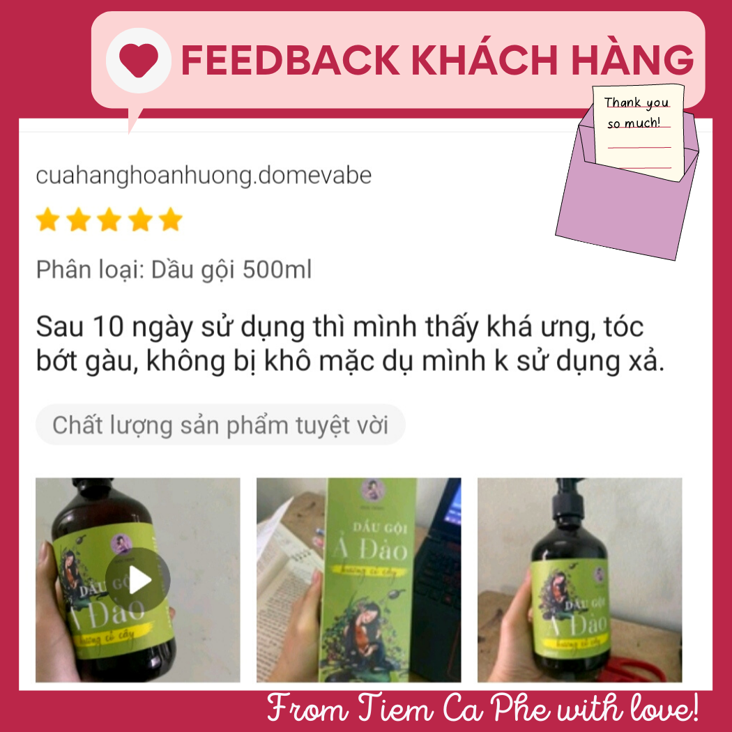 Dầu Gội Bồ Kết Thảo Dược Ả Đào Mộc Nhan Natural