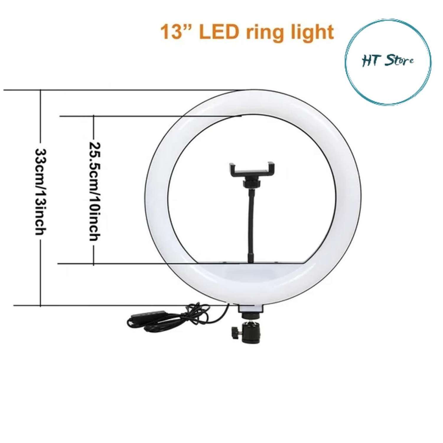 BỘ ĐÈN LIVESTREAM 30CM + CHÂN 2M