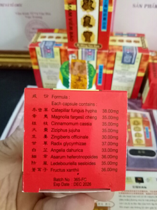 Bì Mẫm Viên Bão Hỗ Trợ Giảm Viêm Xoang Mũi ( Hộp 30 viên )