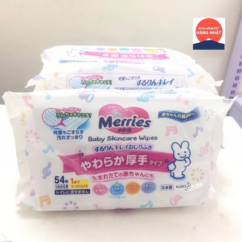 Giấy ướt MERRIES 54 tờ