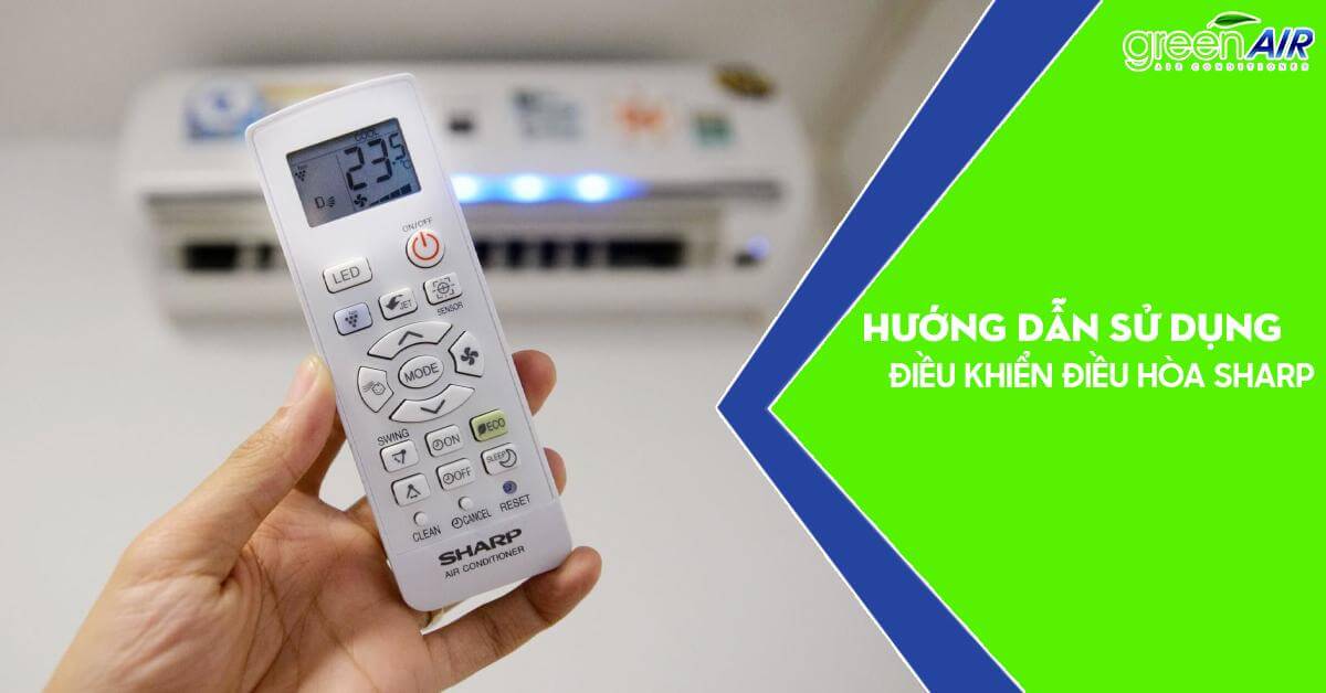 Remote máy lạnh SHARP dòng J-TECH INVERTER - Điều khiển điều hòa SHARP dòng J-TECH INVERTER