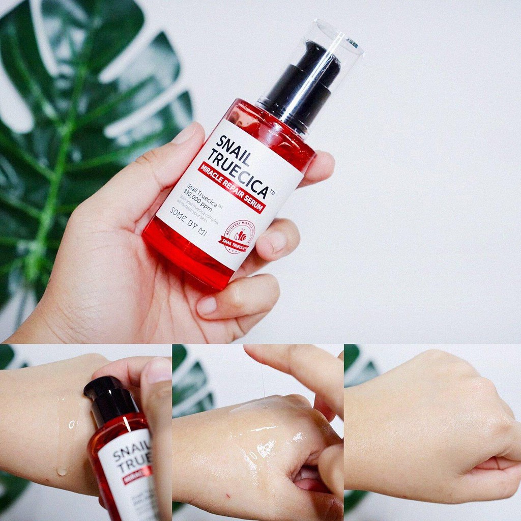 [Lấy mã giảm thêm 30%]Serum Snail Truecica Miracle Repair Some By Mi