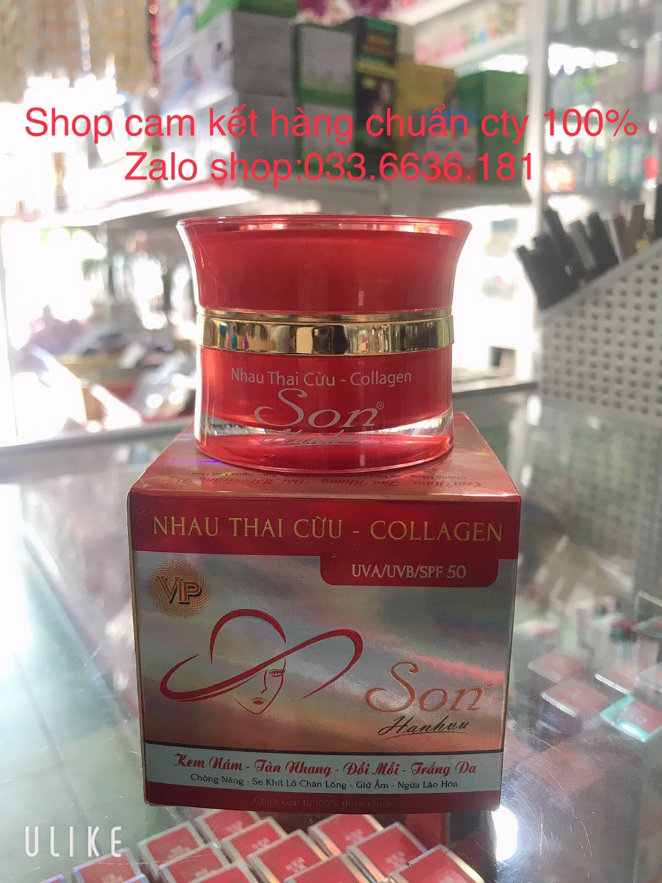 kem SON nhau thai cừu collagen hết nám tàn nhang đồi mồi  trắng da chống nắng se khít lỗ chân lông giữ ẩm ngừa lõa hóa hủ  20g (cam kết hàng chuẩn cty 100%)