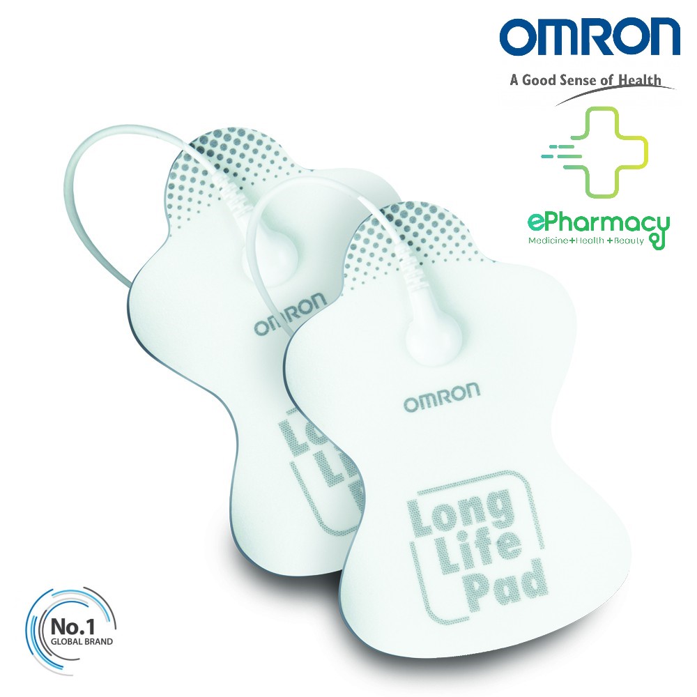 Miếng dán điện cực omron hv-llpad hv long life pad - phụ kiện hỗ trợ massage omron