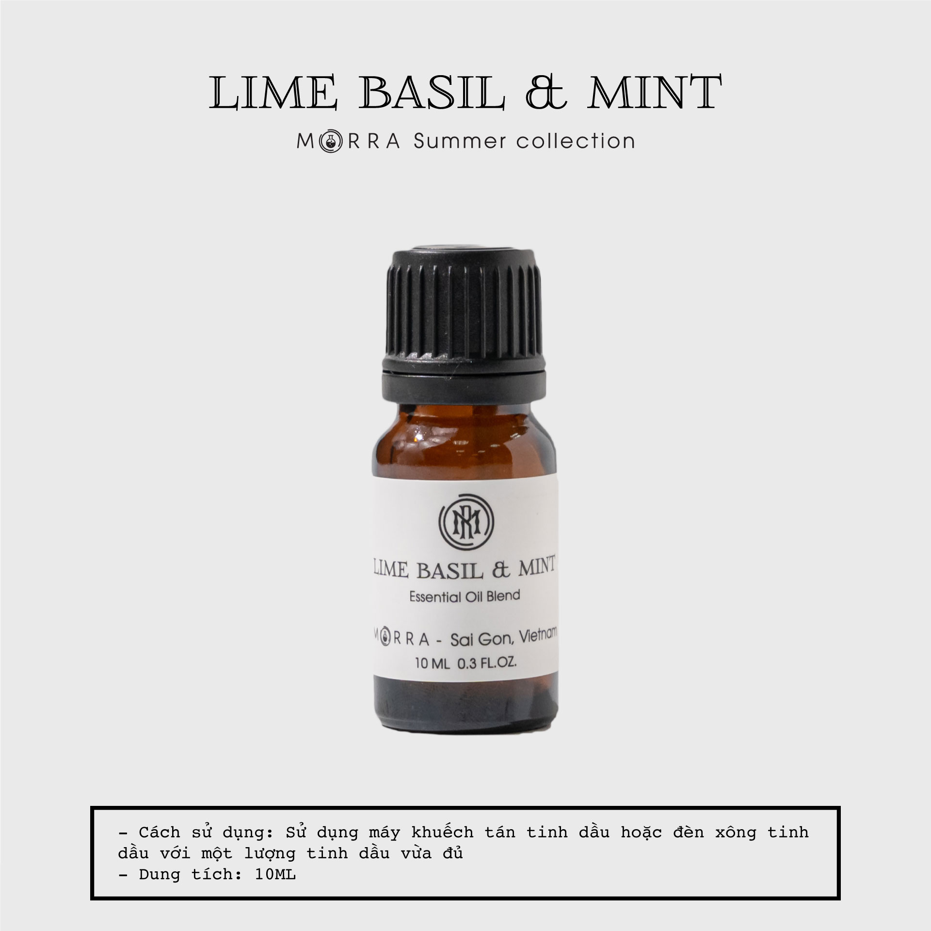 Tinh dầu khuếch tán Morra Lime Basil and Mint