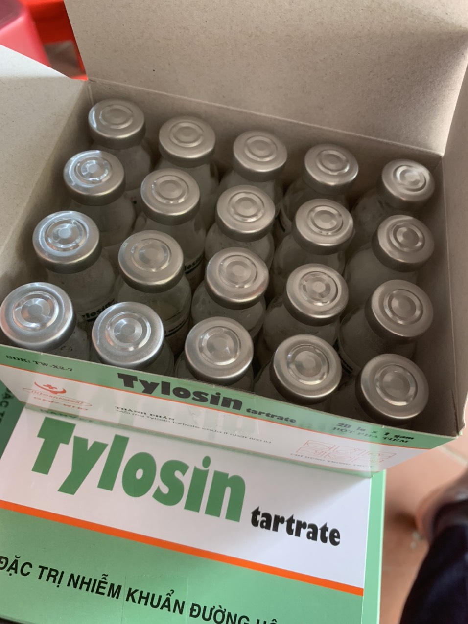 Bột TYLOSIN tartrate 1g Hanvet