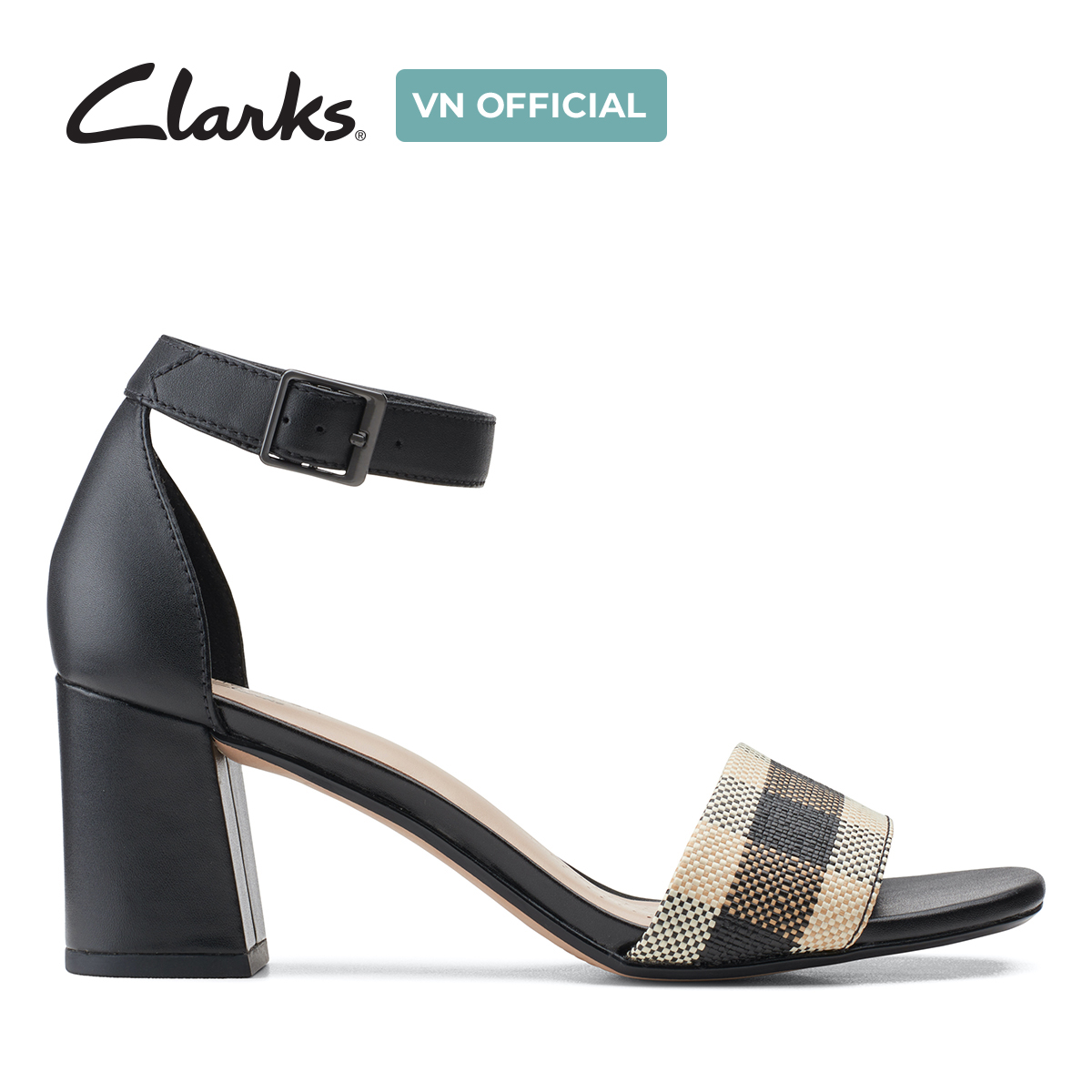 Giày Sandal Cao Gót Da Nữ Clarks - Jocelynne Cam