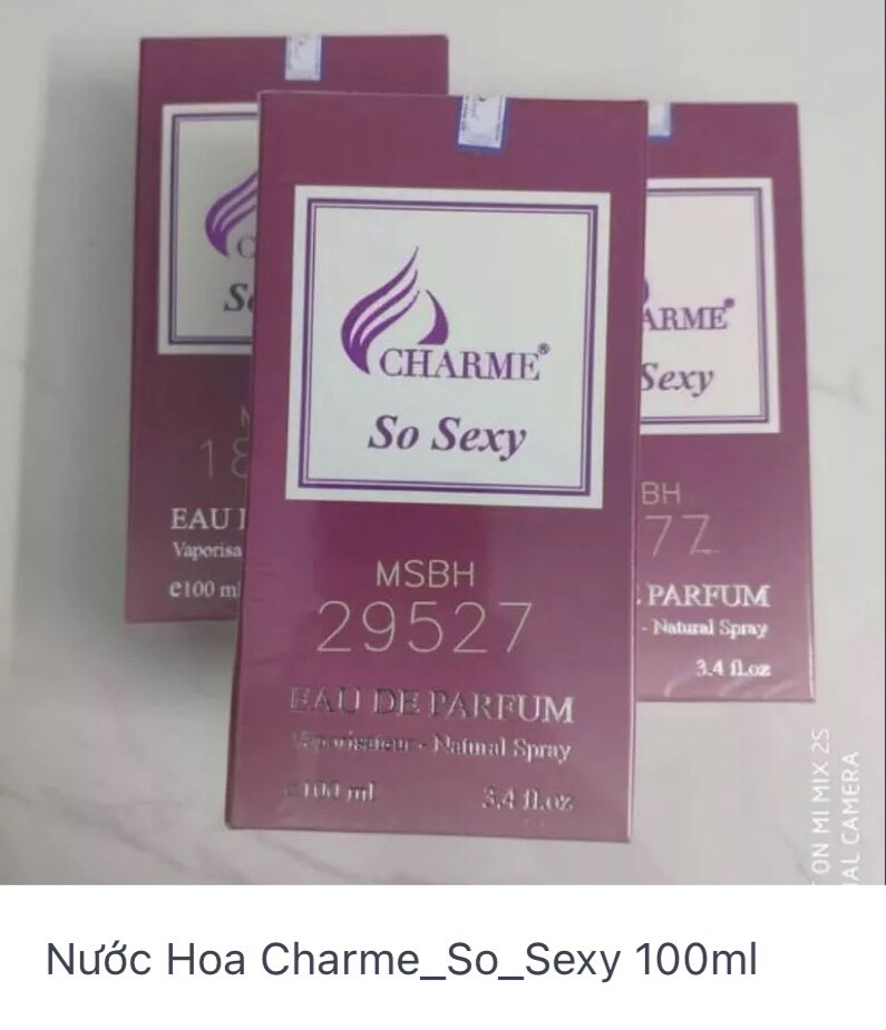 Nước Hoa Charme_So_Sexy 100ml Chính Hãng