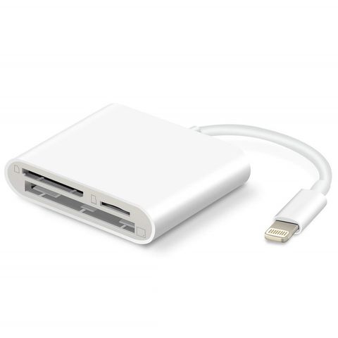 [HCM]Đầu đọc thẻ 3 in 1 TF SD CF cho cổng lightning
