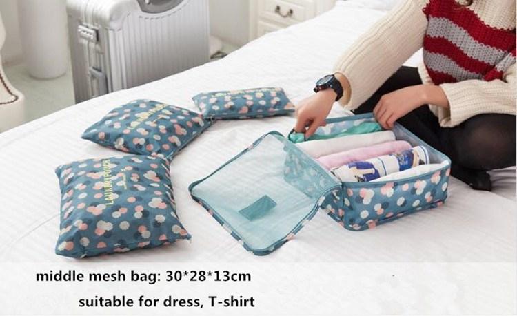 [HCM]Túi Chống Thấm Đựng Đồ Cá Nhân Du Lịch - Bộ 6 cái