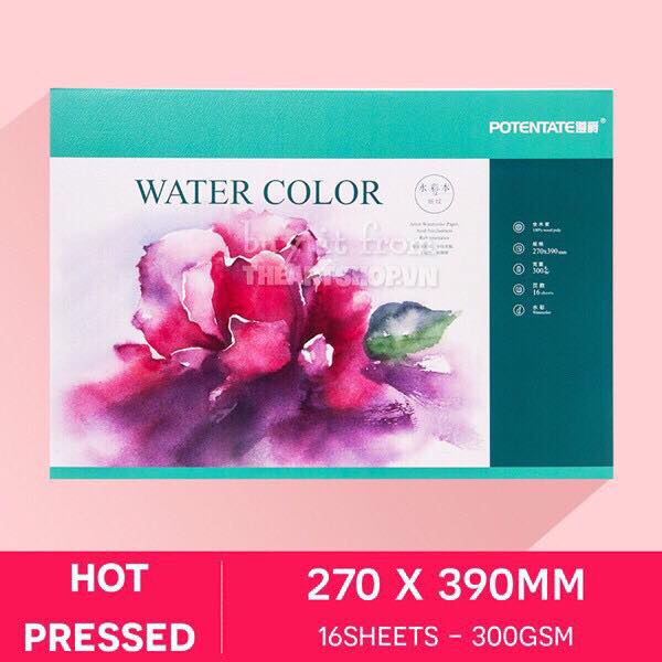 SỔ MÀU NƯỚC POTENTATE A4 ĐL 300G/M2