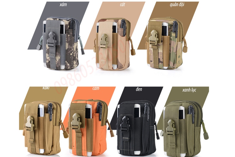 Túi đeo hông du lịch chống nước đa năng SOLANO EDC