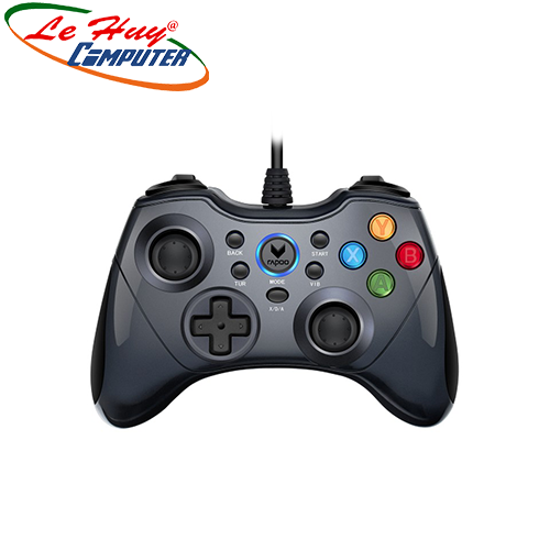 Tay cầm chơi game có dây Rapoo V600