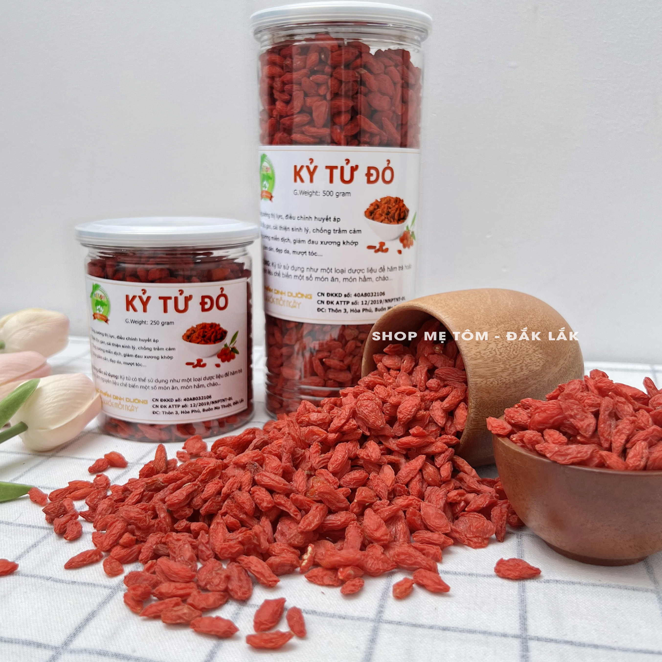 KỶ TỬ ĐỎ (CÂU KỶ TỬ) SẤY KHÔ QUẢ ĐỀU ĐẸP