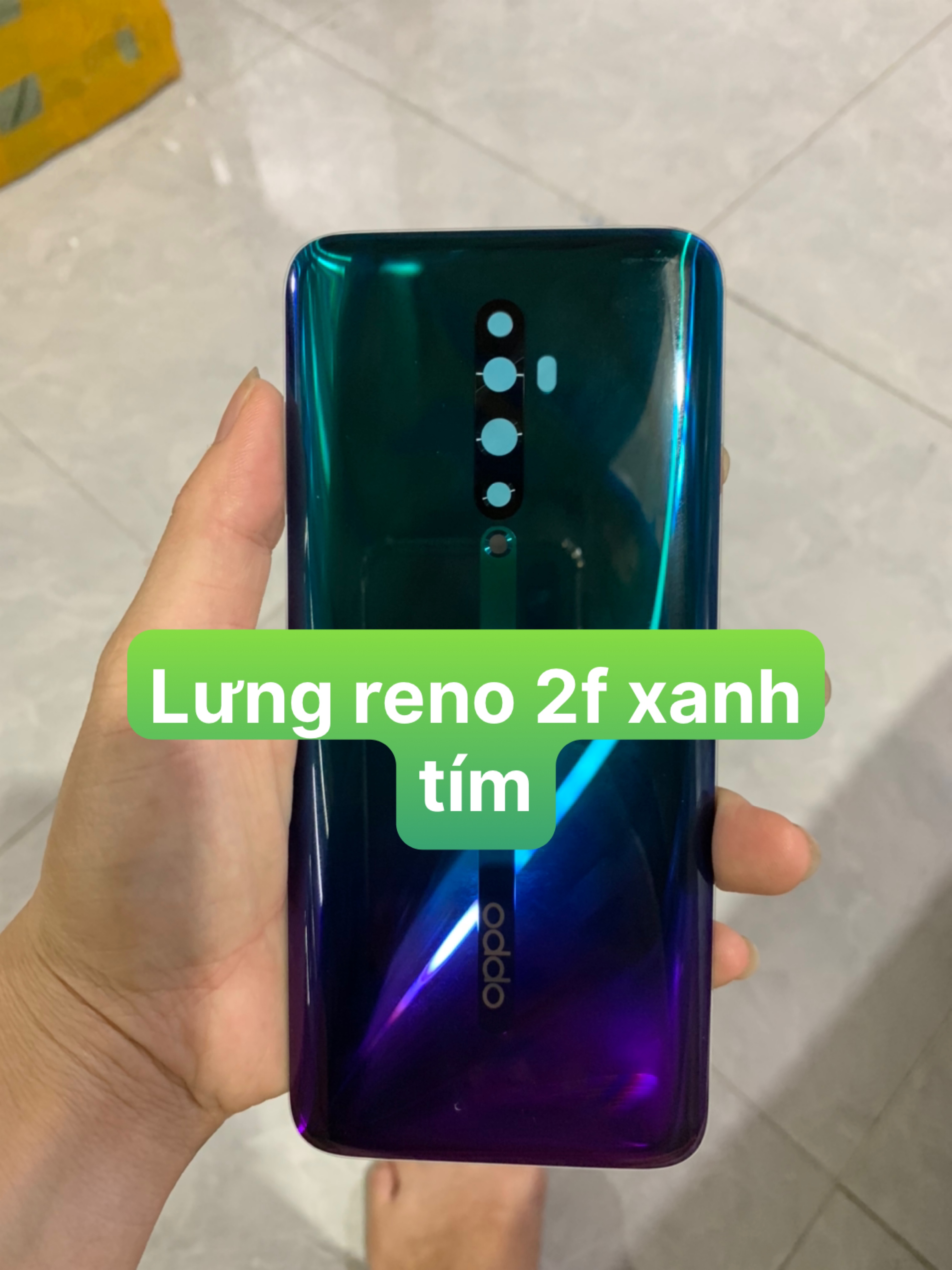 kính lưng sau oppo reno 2F ZIN HÃNG