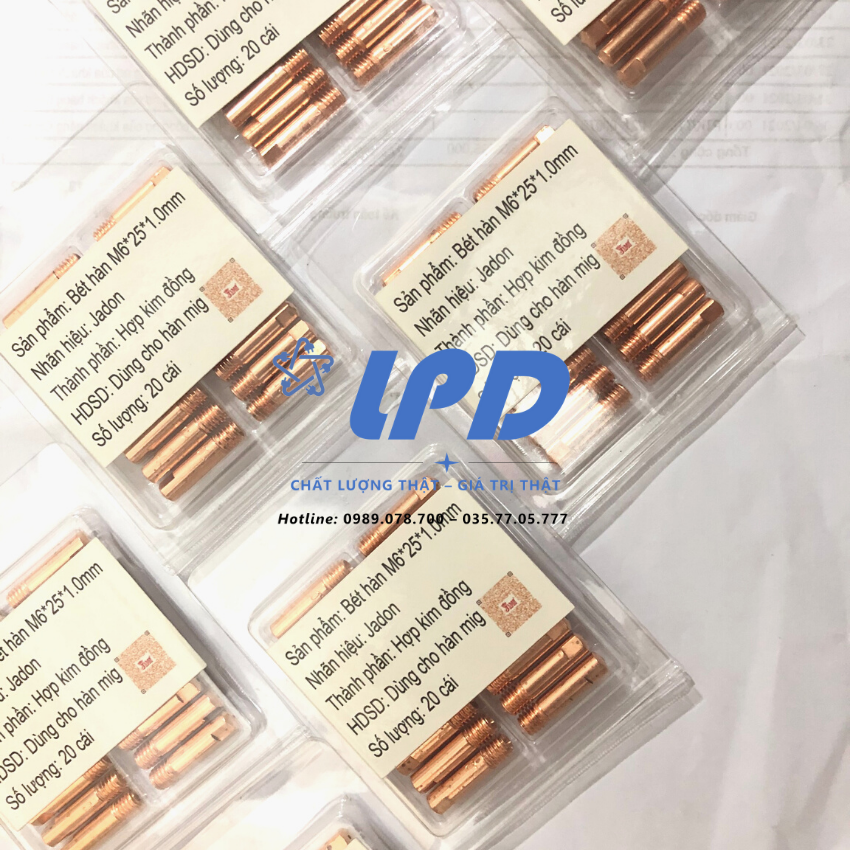 Bộ 20 bép hàn 0.8ly và 1.0ly của máy hàn MIG mini