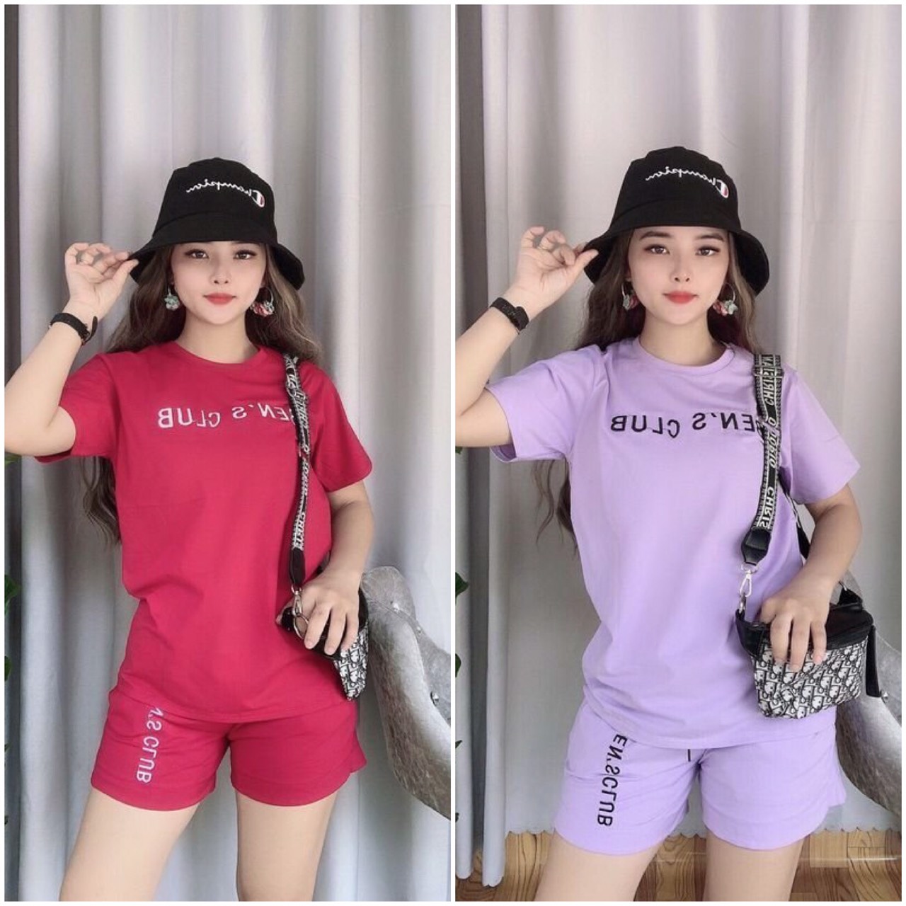 Set Bộ Đùi In Chữ Dễ Thương