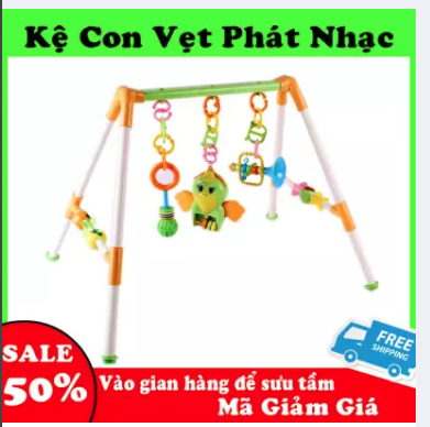 Kệ vẹt chữ A có phát nhạc cho bé