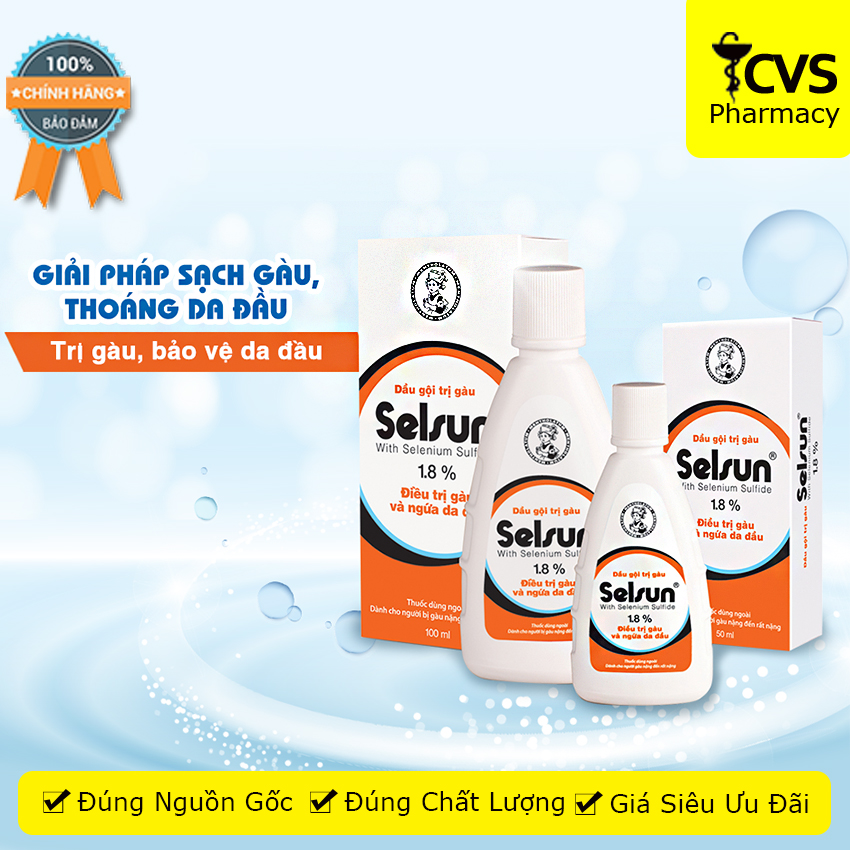 Dầu gội chống gàu Selsun Anti-Dandruff Shampoo - cvspharmacy