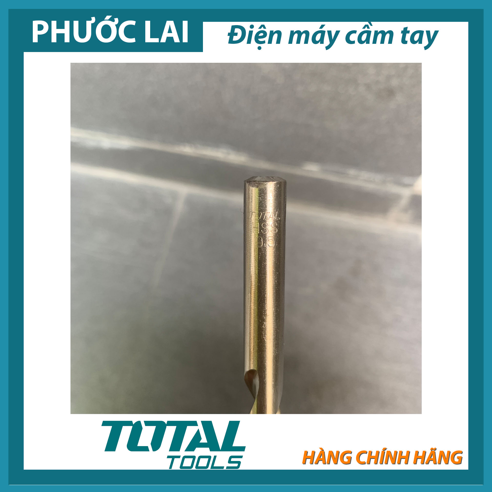 Mũi khoan sắt 9.5mm (Chính Hãng) TOTAL TAC100953