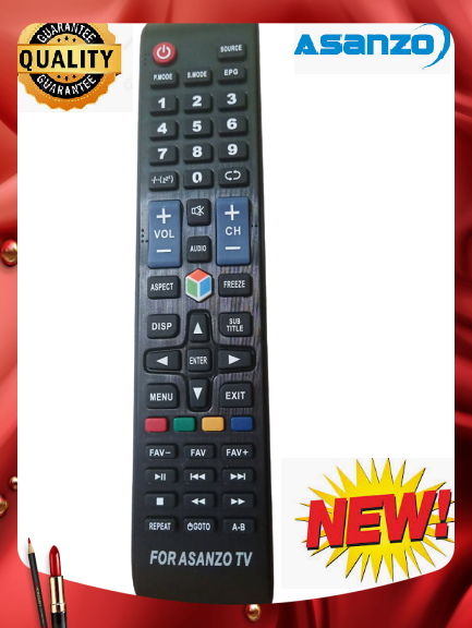 Remote Điều khiển tivi Asanzo smart internet -Hàng chất lượng -Mới 100%-Tặng kèm PIN
