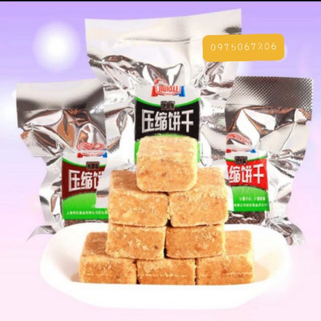Combo 5 viên lương khô mini mix vị (Trung Quốc)