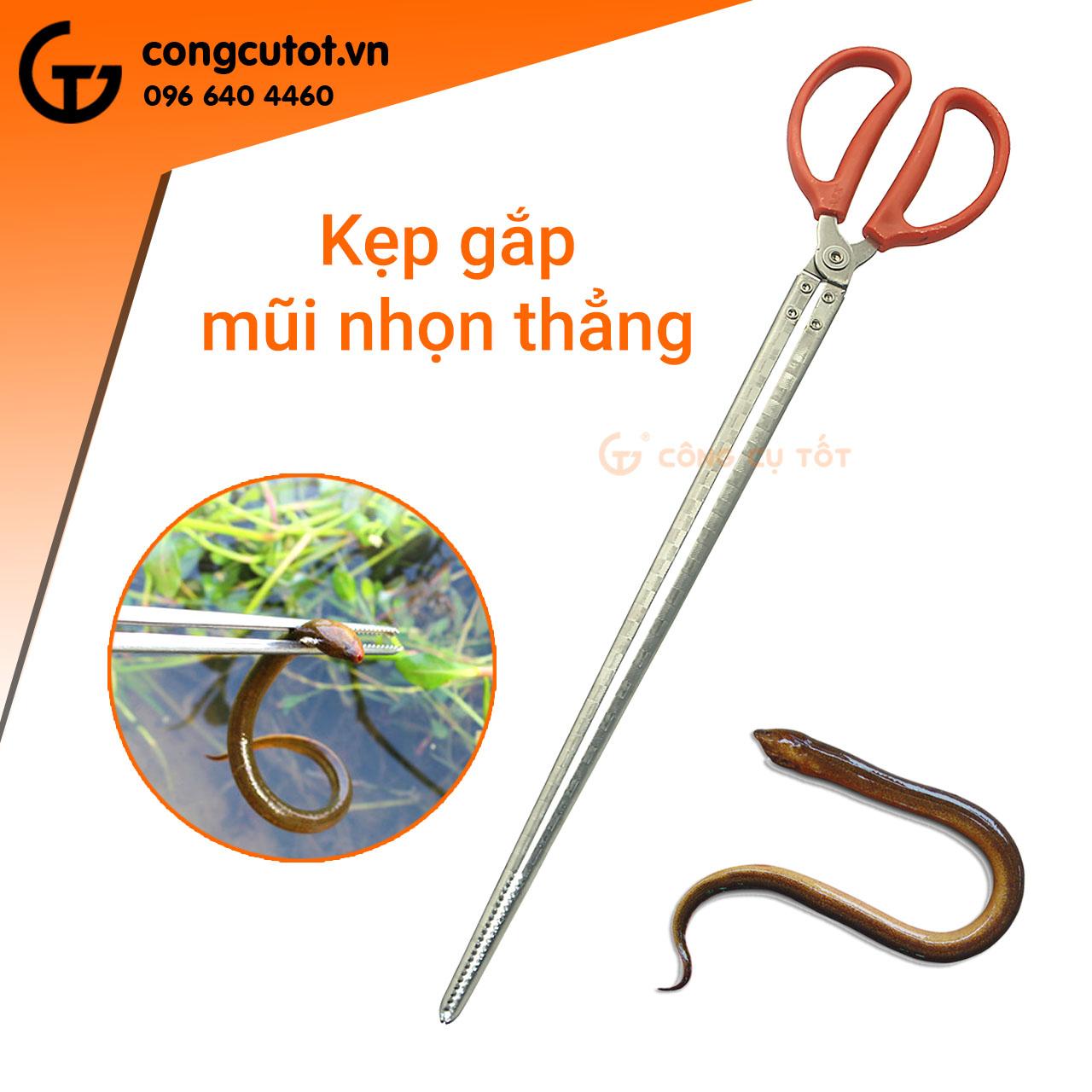 Kẹp gắp dài hình kéo mũi nhọn thẳng