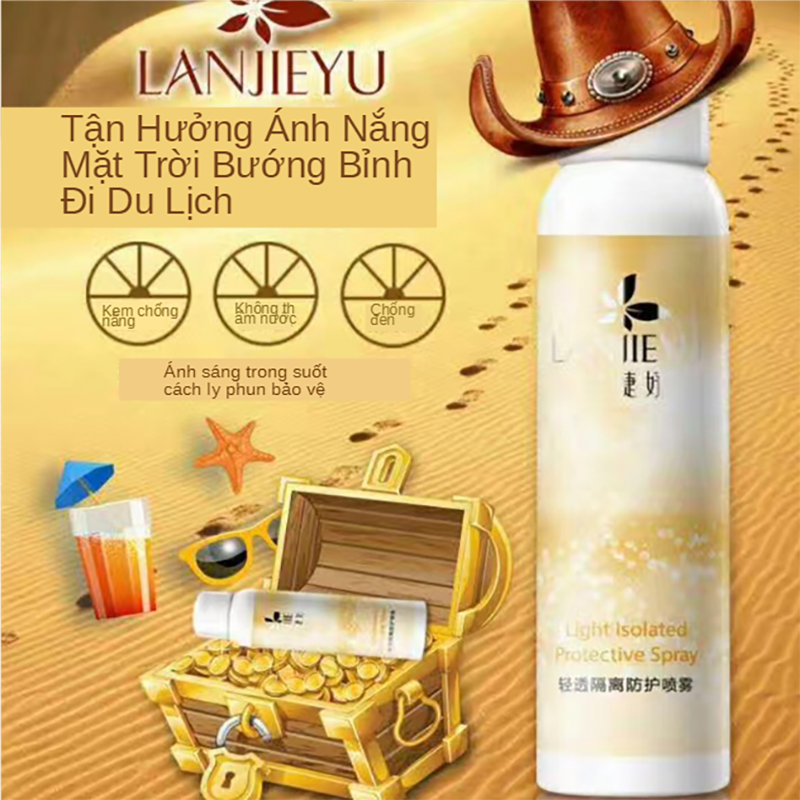Xịt chống nắng nâng tông da 150ml