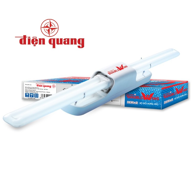 Bộ Đèn DoubleWing 2 x 36W Điện Quang