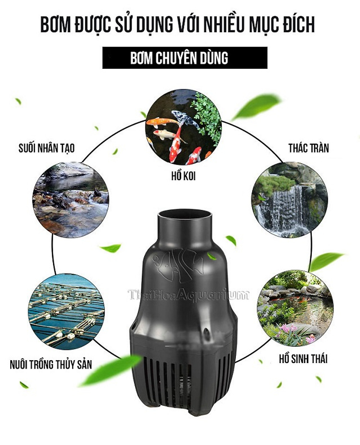 Máy bơm hồ koi Periha PG 15-20-25-35-40-50-60