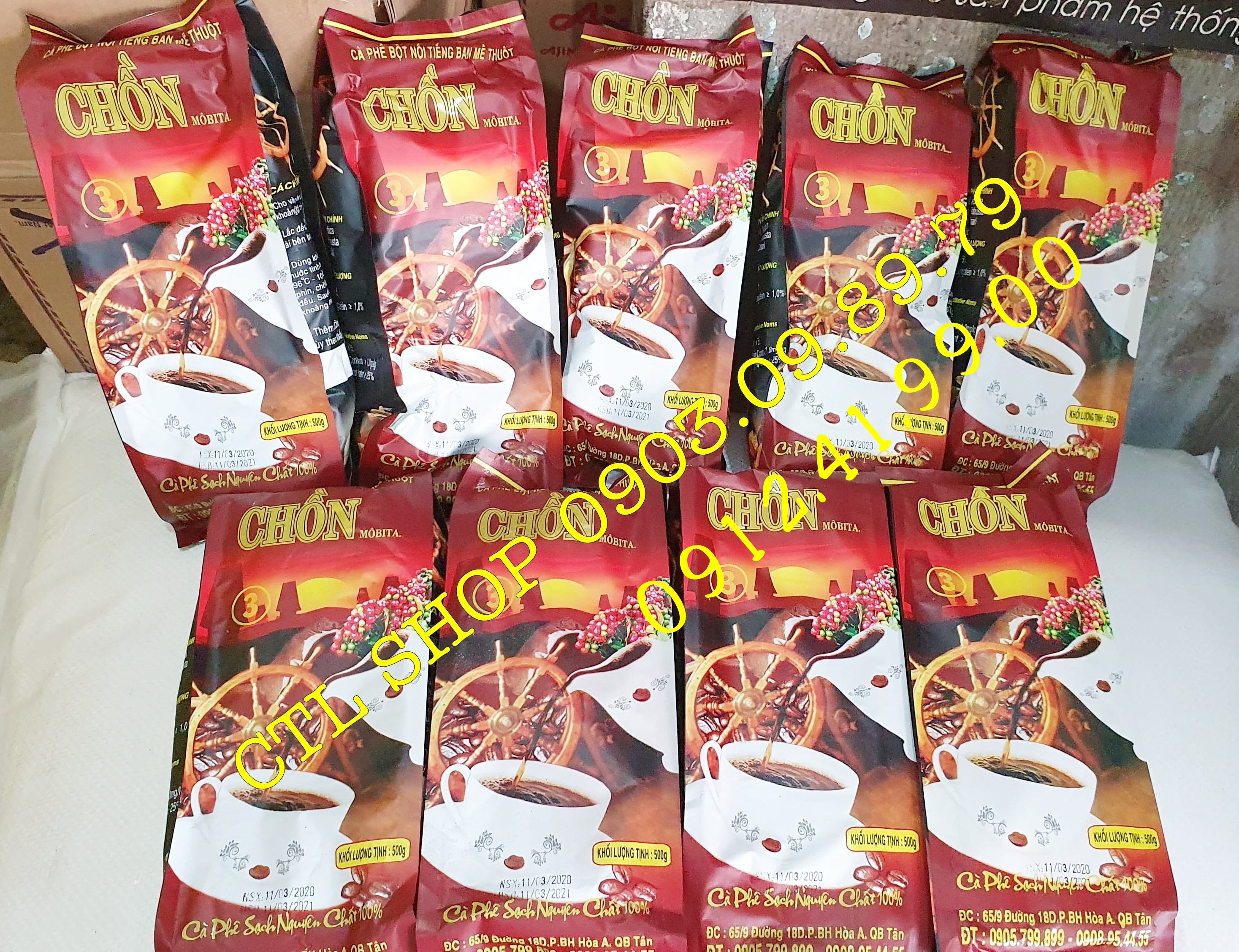 Cà Phê Chồn Môbita Số 3 Gói 500gr