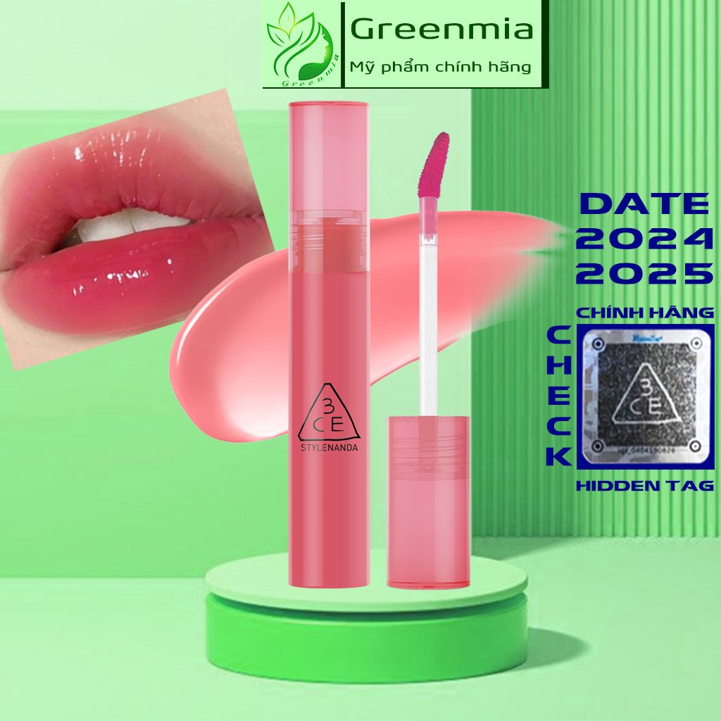 Son Tint Bóng Lì 3CE SYRUP LAYERING TINT ALIVE PINK [CHÍNH HÃNG CHECK HIDDEN TAG]