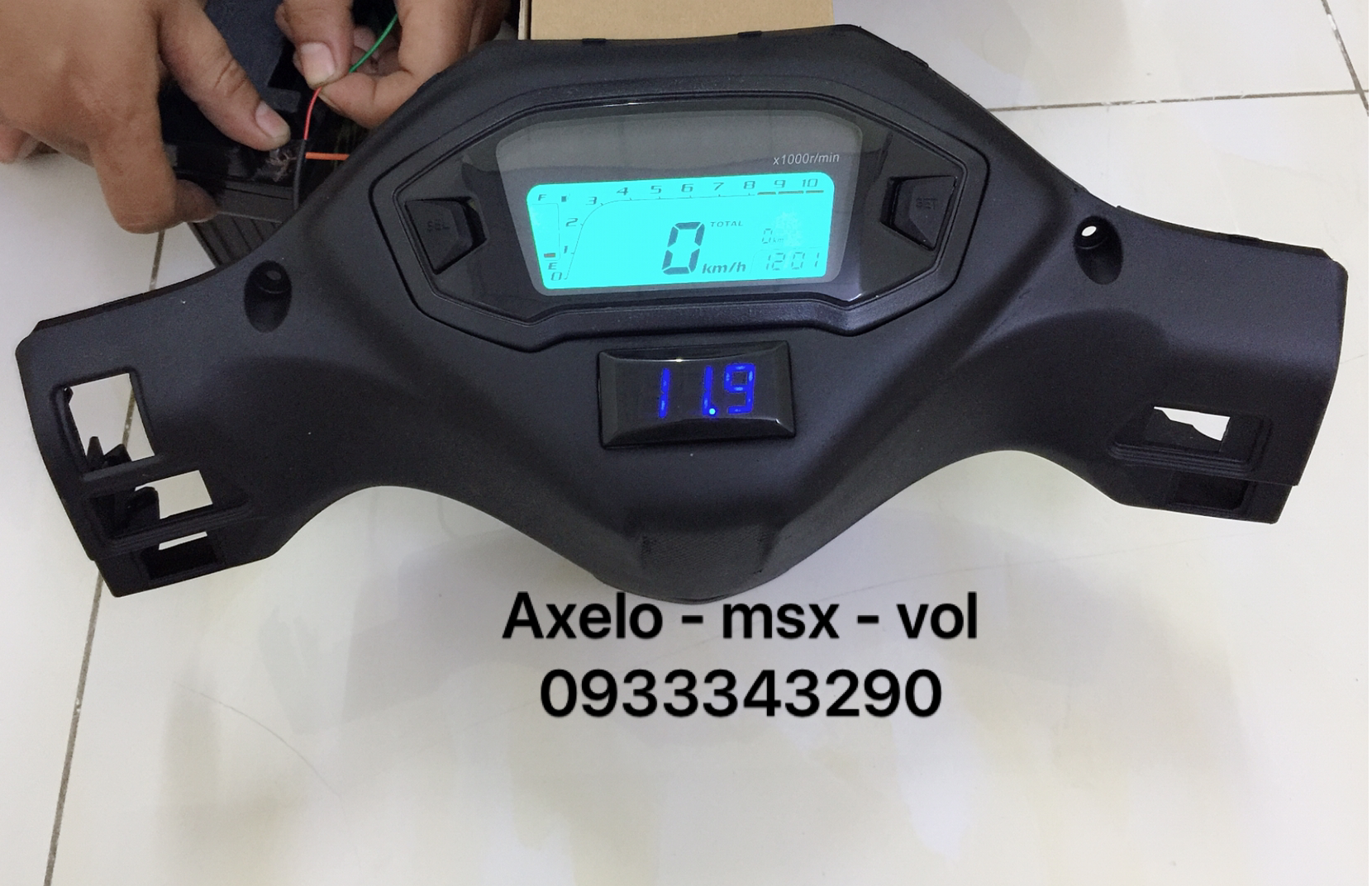 Bộ Bợ Cổ Axelo Chế Đồng Hồ Msx - Báo Vol