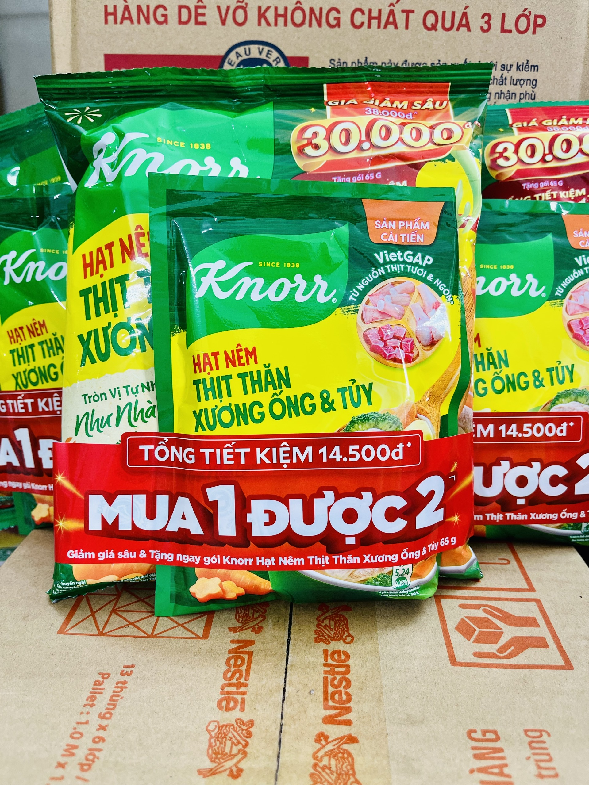 (Type 400g Gets a Free Package of 65g, Type 900g Gets a Free Package of 136g) Knorr Seasoning Powder Package (170G-400G-900G)