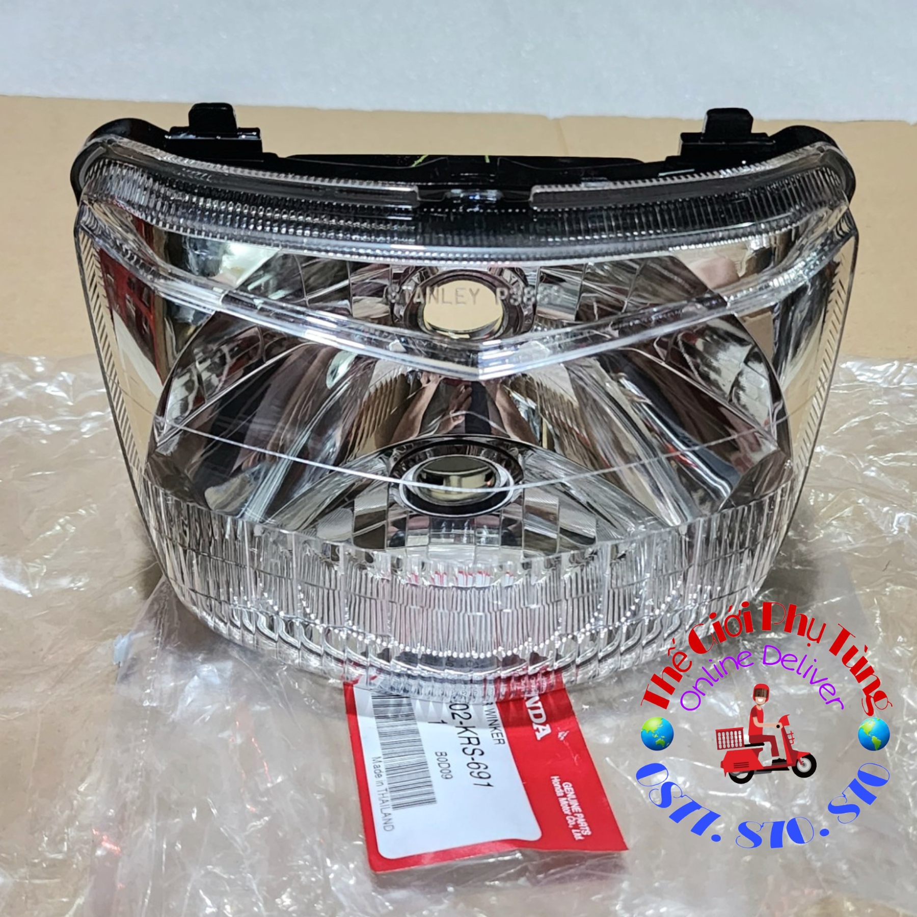 Pha đèn, chóa đèn wave i zin honda thái lan - 33110-krs-691