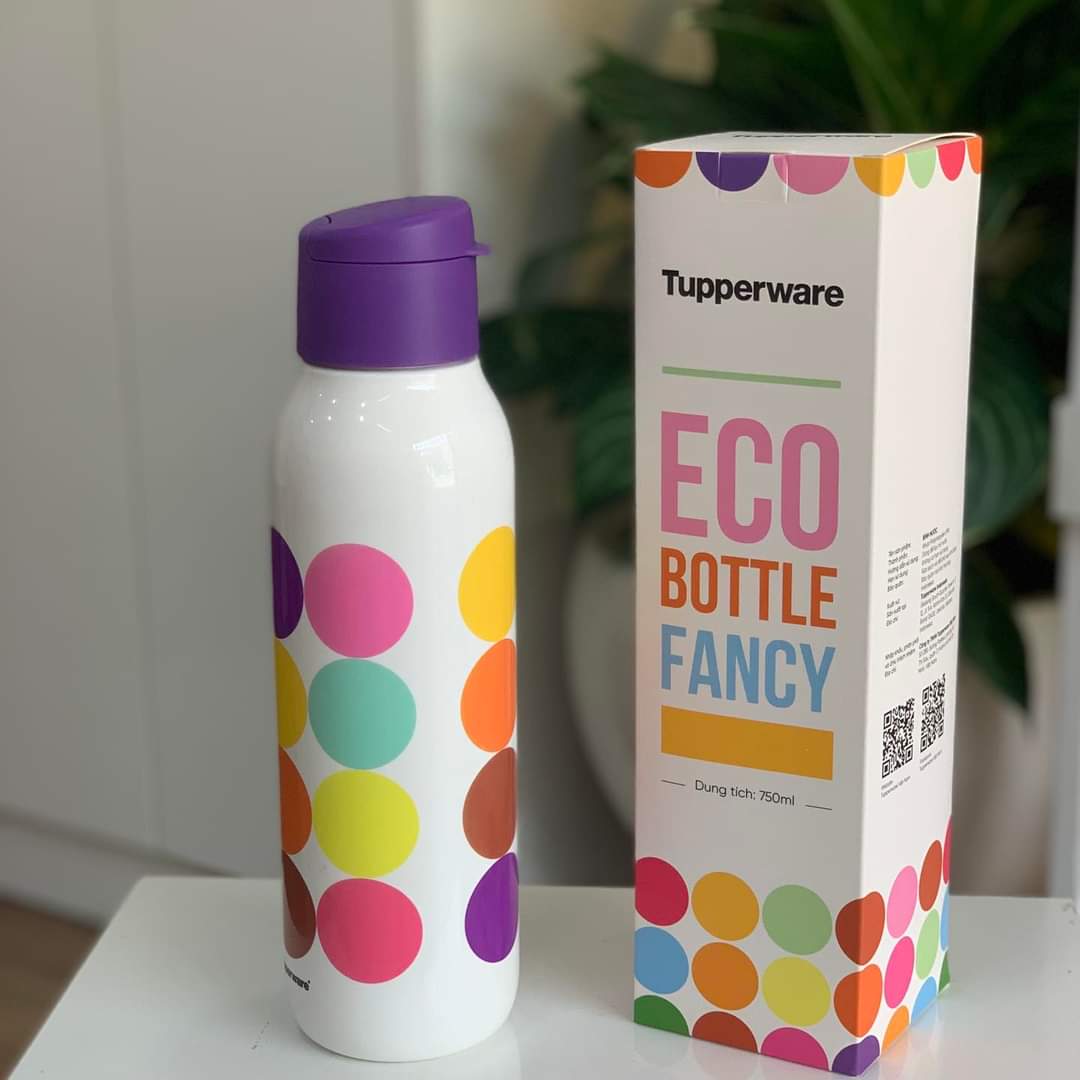 Bình Nước Tupperware 750ml Eco Fancy - Tupperware Mall Chợ Lớn