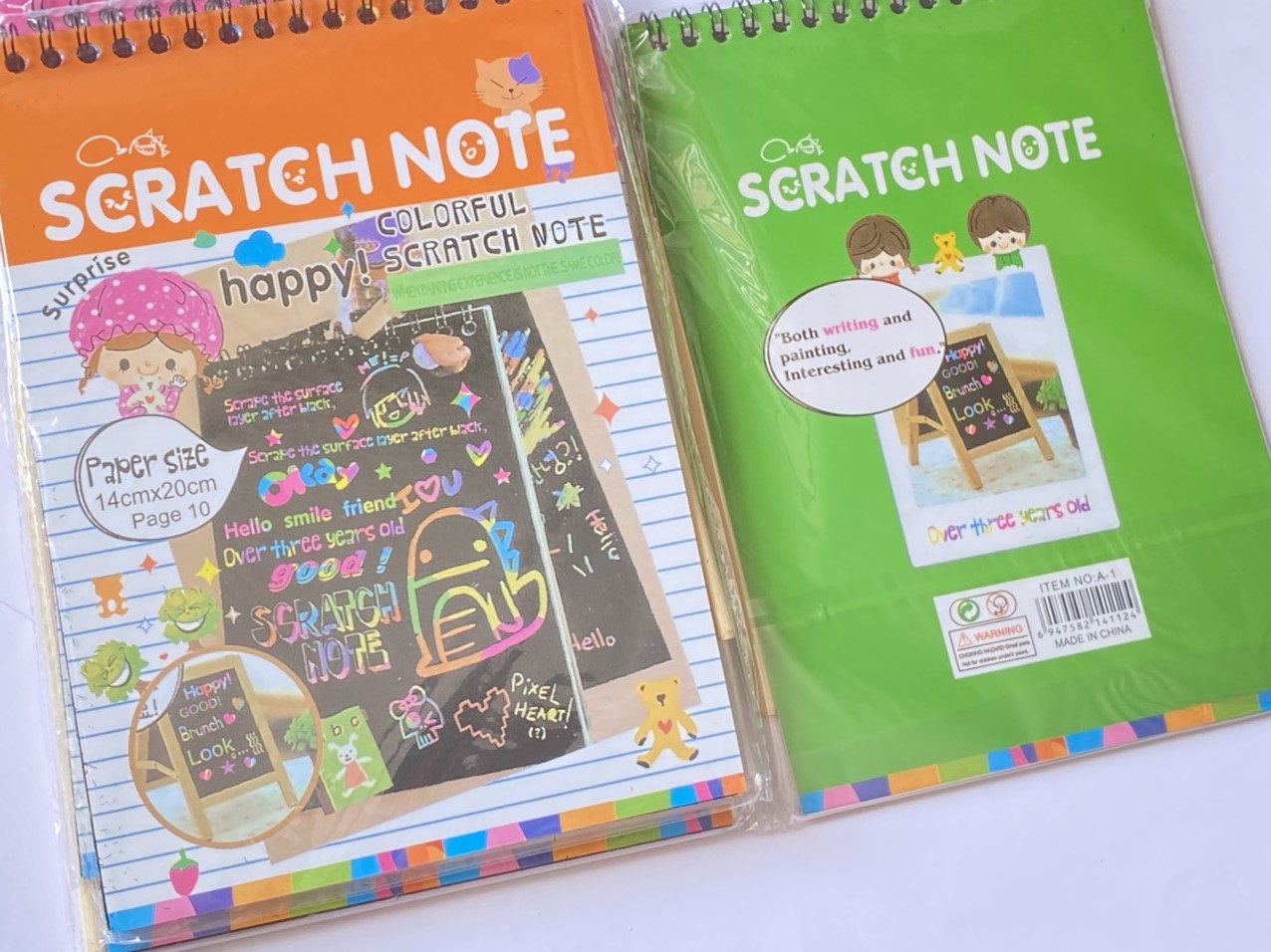 [HCM]Sổ Scratch Note – Sổ Than Ma Thuật Cầu Vồng A6