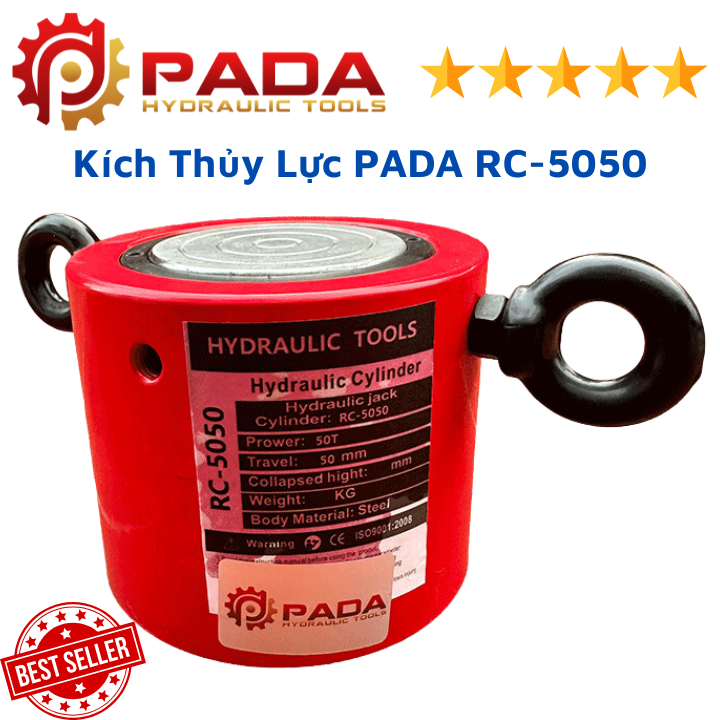 Kích thủy lực pada rc-5050 - kích đặc tâm 50 tấn hành trình 50mm
