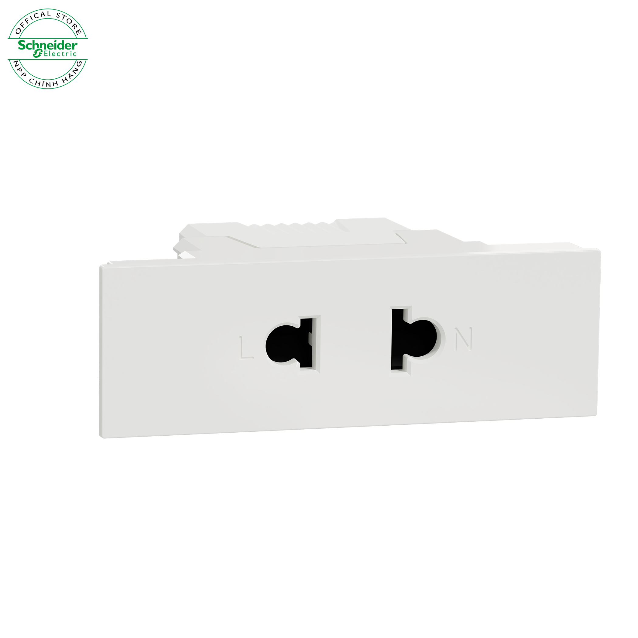 Ổ cắm đơn 2 chấu 16A, size S - Dòng AvatarOn A - Schneider Electric