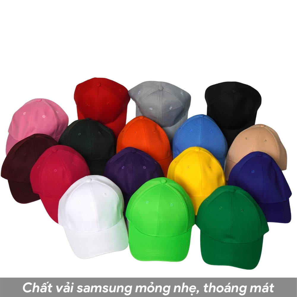 Mũ Lưỡi trai trơn Nón kết basic phong cách Ulzzang form unisex nam nữ M66