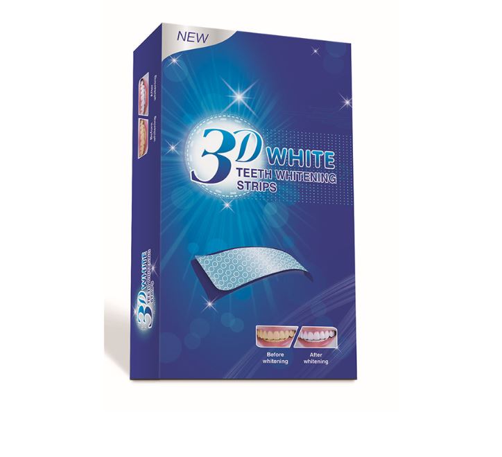 Miếng Dán Trắng Răng 3D White Teeth Whitening Strip 1 hộp 7 miếng